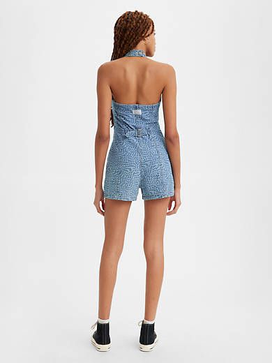 Faris Denim Romper sold by Levi's product image thumbnail 2
