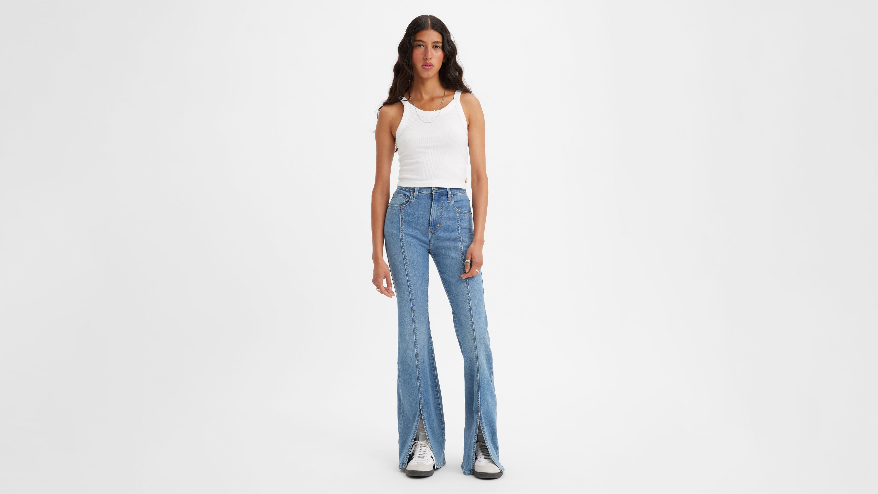726 High Rise Flare Split Hem Women's Jeans sold by Levi's