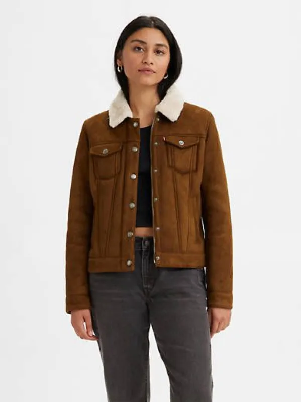 Faux Shearling Trucker Jacket sold by Levi's