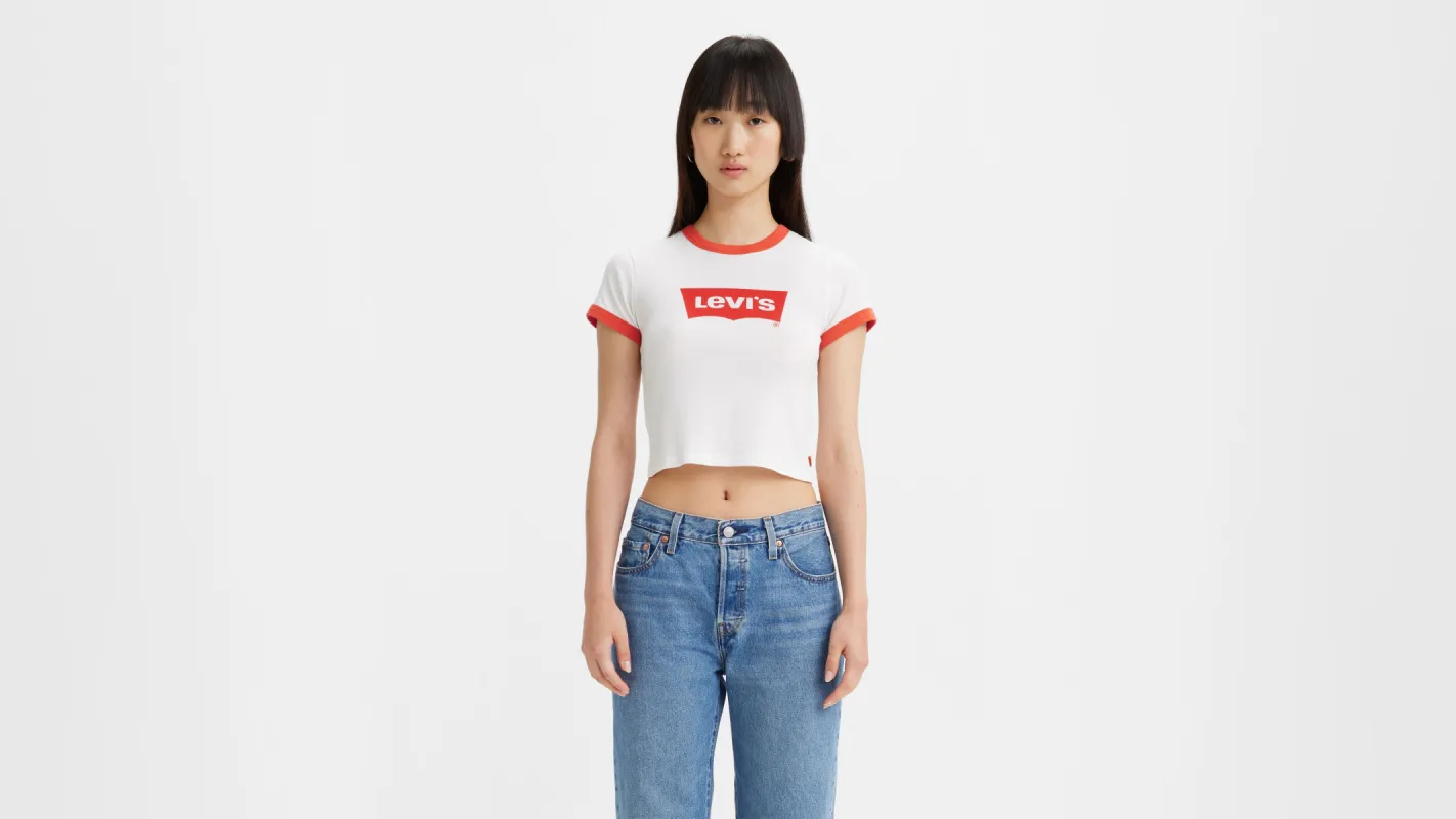 Graphic Ringer Mini Tee sold by Levi's