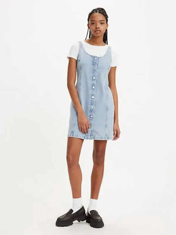 Tuli Denim Mini Dress made by Levi's