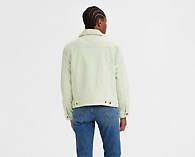 Ex-Boyfriend Corduroy Sherpa Trucker Jacket sold by Levi's product image thumbnail 3
