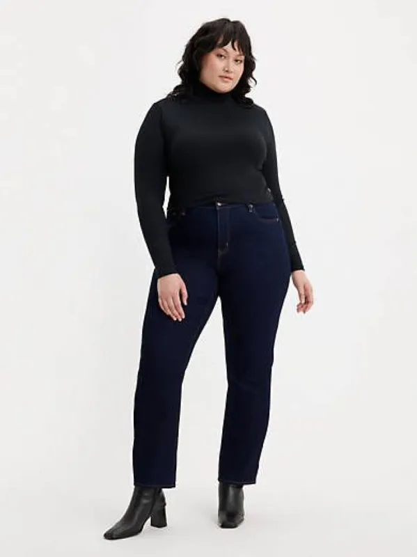 724 High Rise Slim Straight Fit Women's Jeans (Plus) sold by Levi's