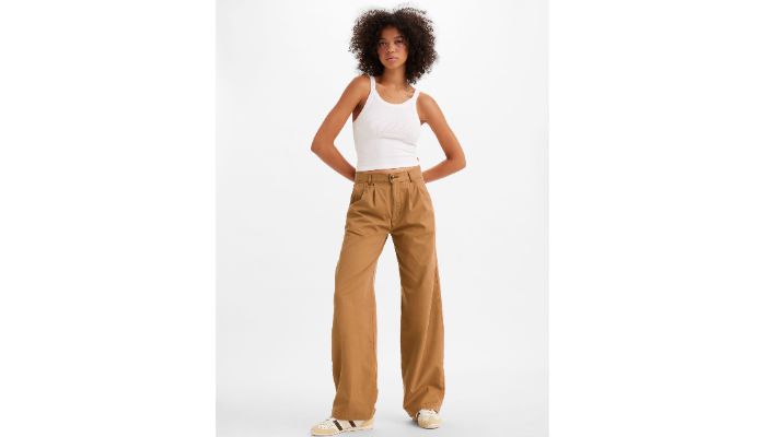High Rise Pleated Baggy Trouser Pants sold by Levi's