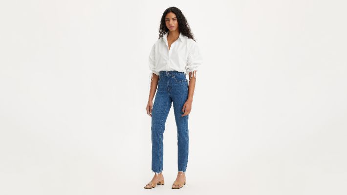 724 High Rise Slim Straight Cropped Women's Jeans sold by Levi's