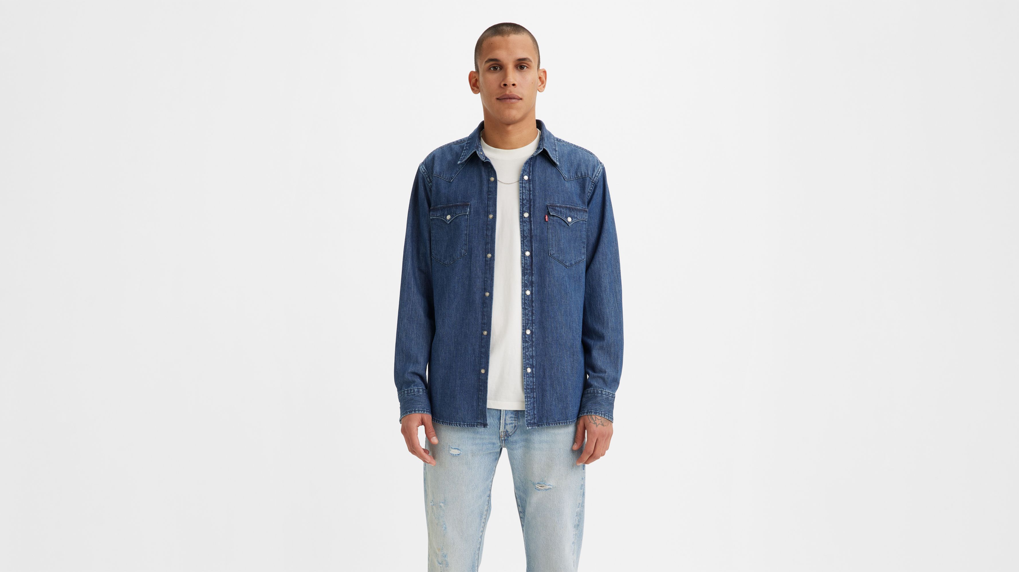 Classic Standard Fit Western Shirt sold by Levi's