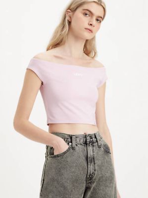 Graphic Bardot Tank Top made by Levi's