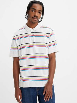 Relaxed Authentic Striped Polo Shirt made by Levi's