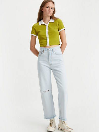 Ribcage Straight Ankle Women's Jeans sold by Levi's