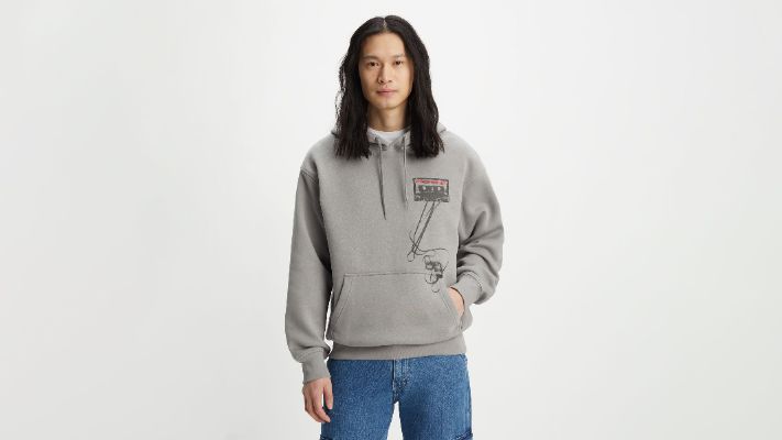 SilverTab™ Relaxed Graphic Hoodie Sweatshirt sold by Levi's