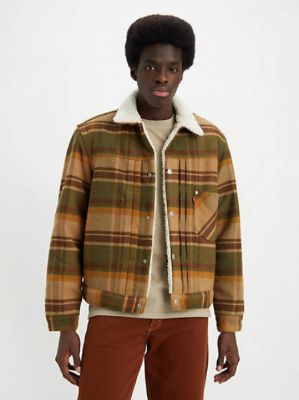 Type I Plaid Sherpa Trucker Jacket sold by Levi's