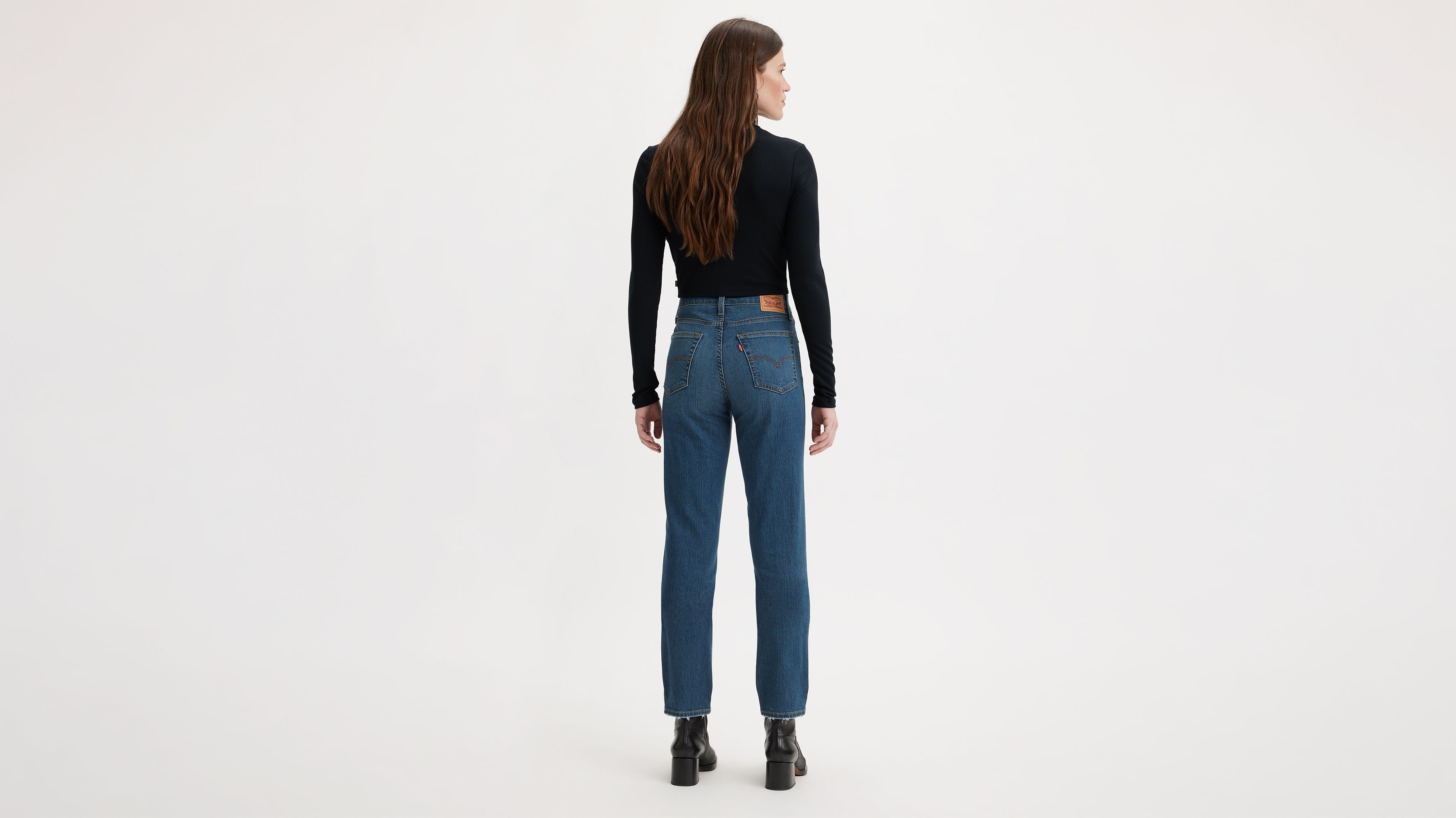 724 High Rise Slim Straight Cropped Women's Jeans sold by Levi's product image thumbnail 3
