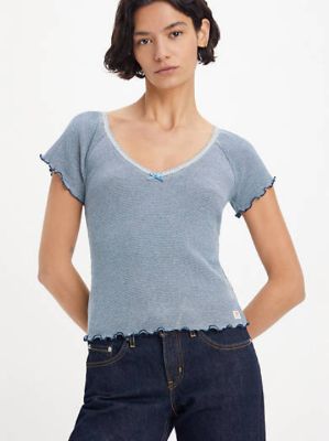 Dry Goods V Neck T-Shirt sold by Levi's