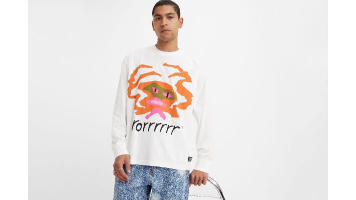 Levi's® Skateboarding Boxy Graphic Long Sleeve T-Shirt sold by Levi's