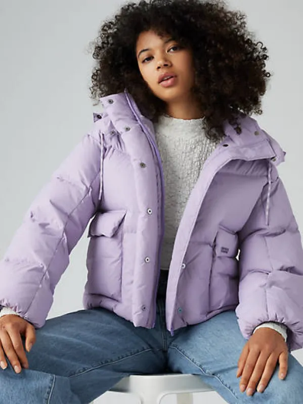 Western Short Bubble Puffer Jacket sold by Levi's