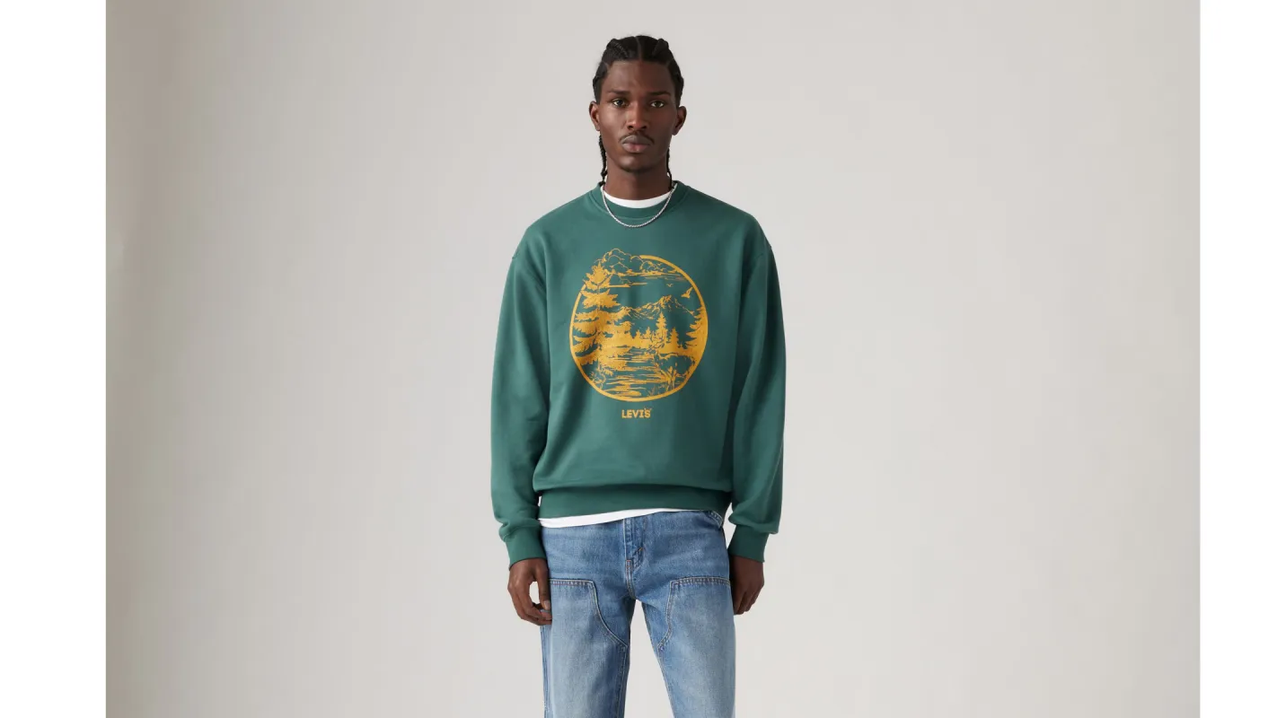 Relaxed Graphic Crewneck Sweatshirt sold by Levi's