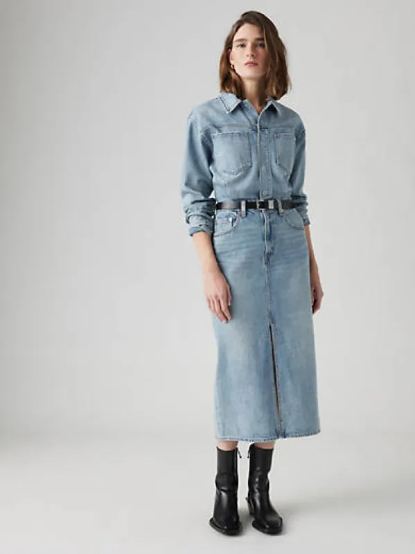Denim Midi Shirt Dress sold by Levi's