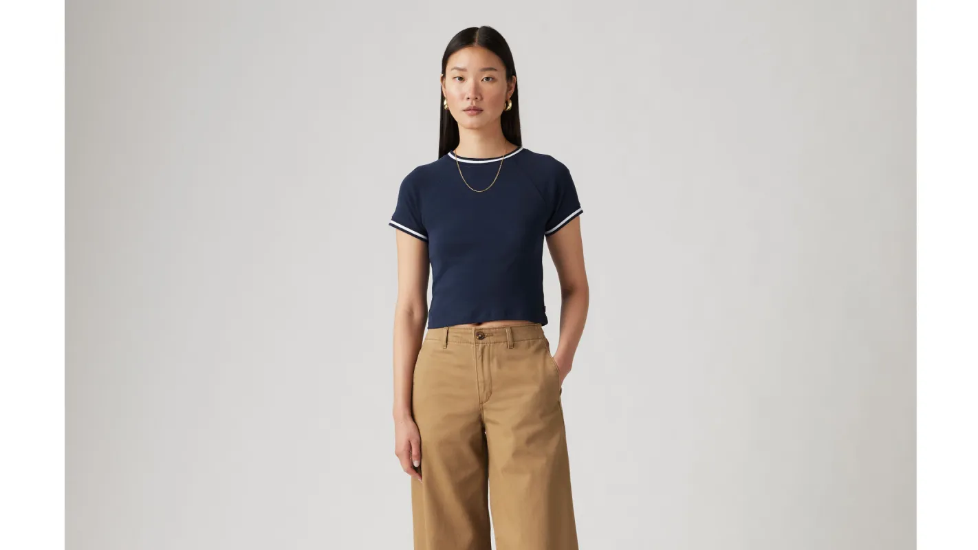 Oracle Shrunken Ringer T-Shirt made by Levi's