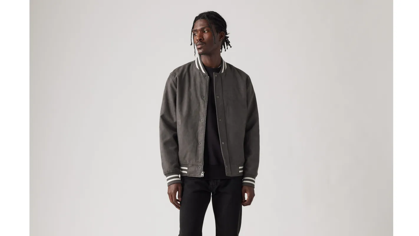 Faux Suede Varsity Jacket sold by Levi's