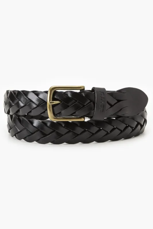 Levi's Ceinture En Cuir Tressée - Homme - Noir / Black - 95 sold by Levi's