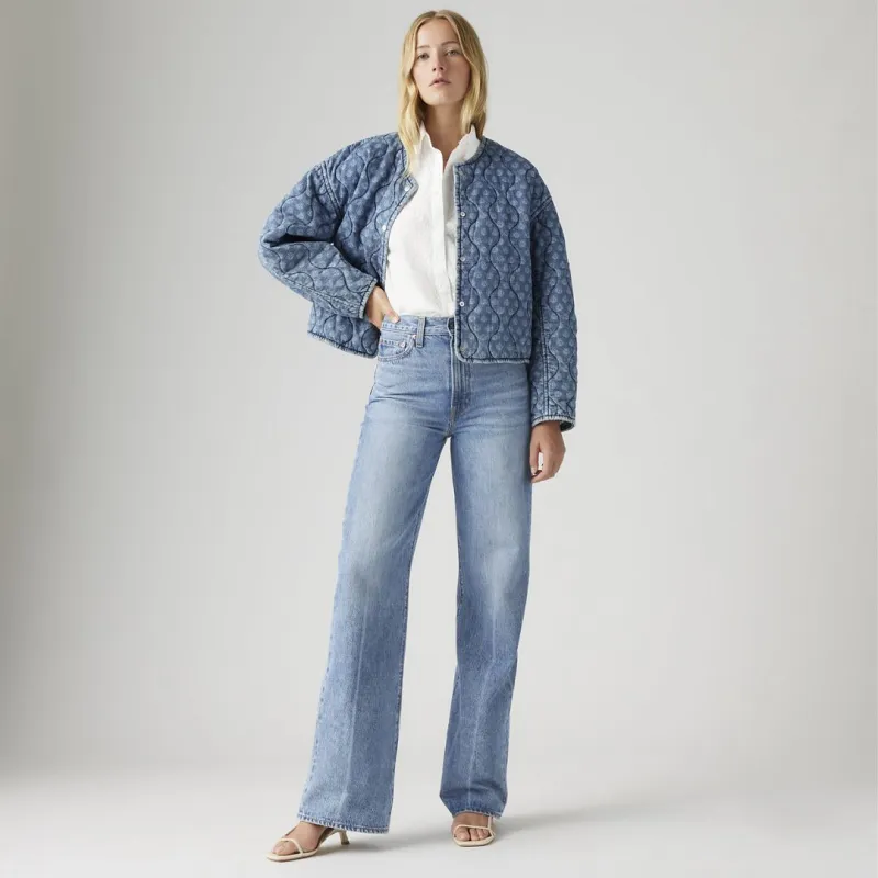 Levi's Ribcage Wide Leg Women's Jeans 26x34 made by Levi's