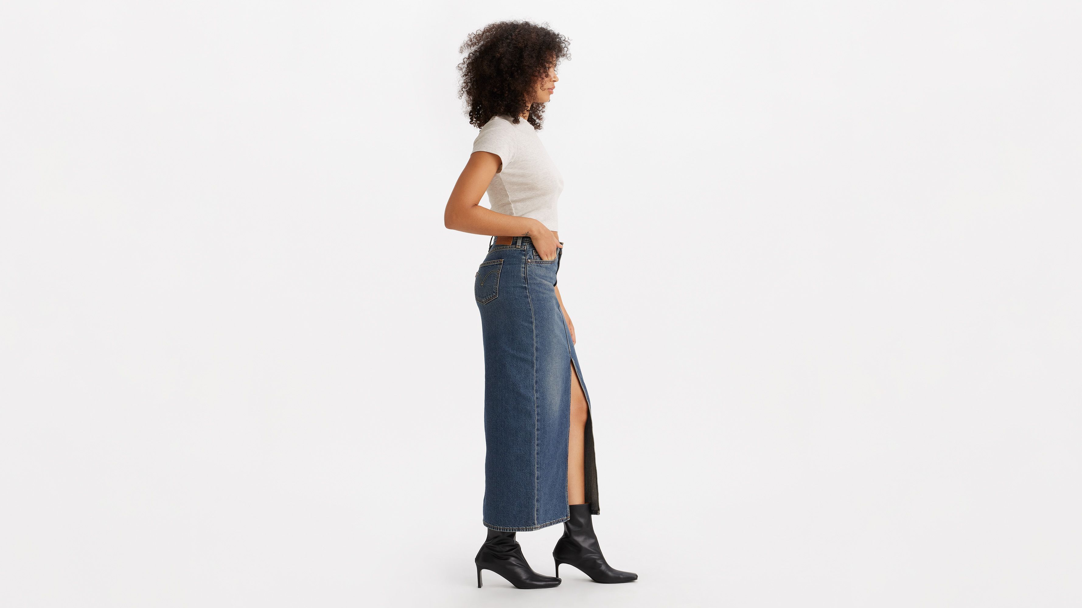 Ankle Column Skirt sold by Levi's product image thumbnail 4