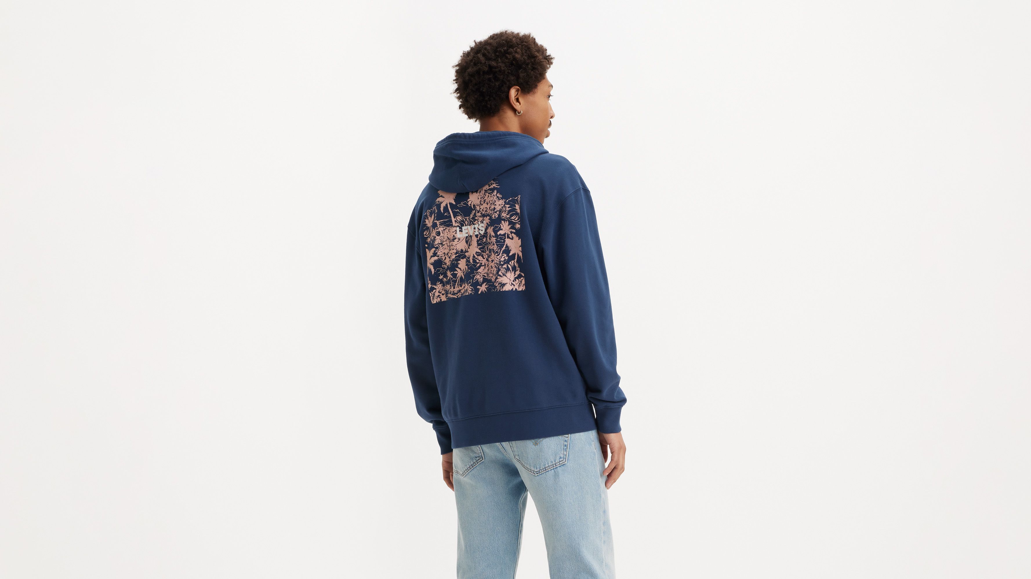 Relaxed Fit Graphic Zip-Up Hoodie Sweatshirt sold by Levi's product image thumbnail 2