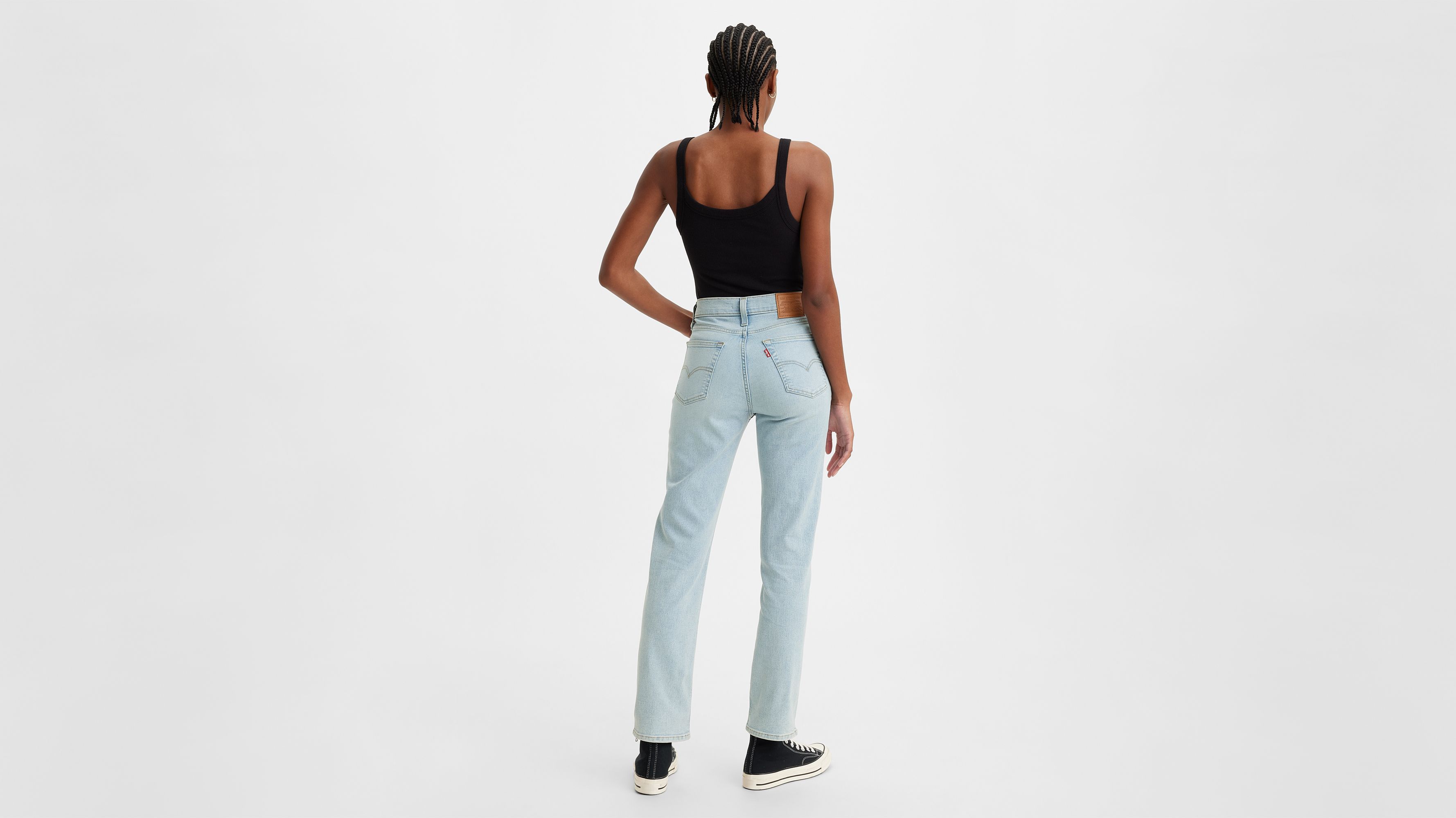 724 High Rise Straight Button Shank Women's Jeans sold by Levi's product image thumbnail 3
