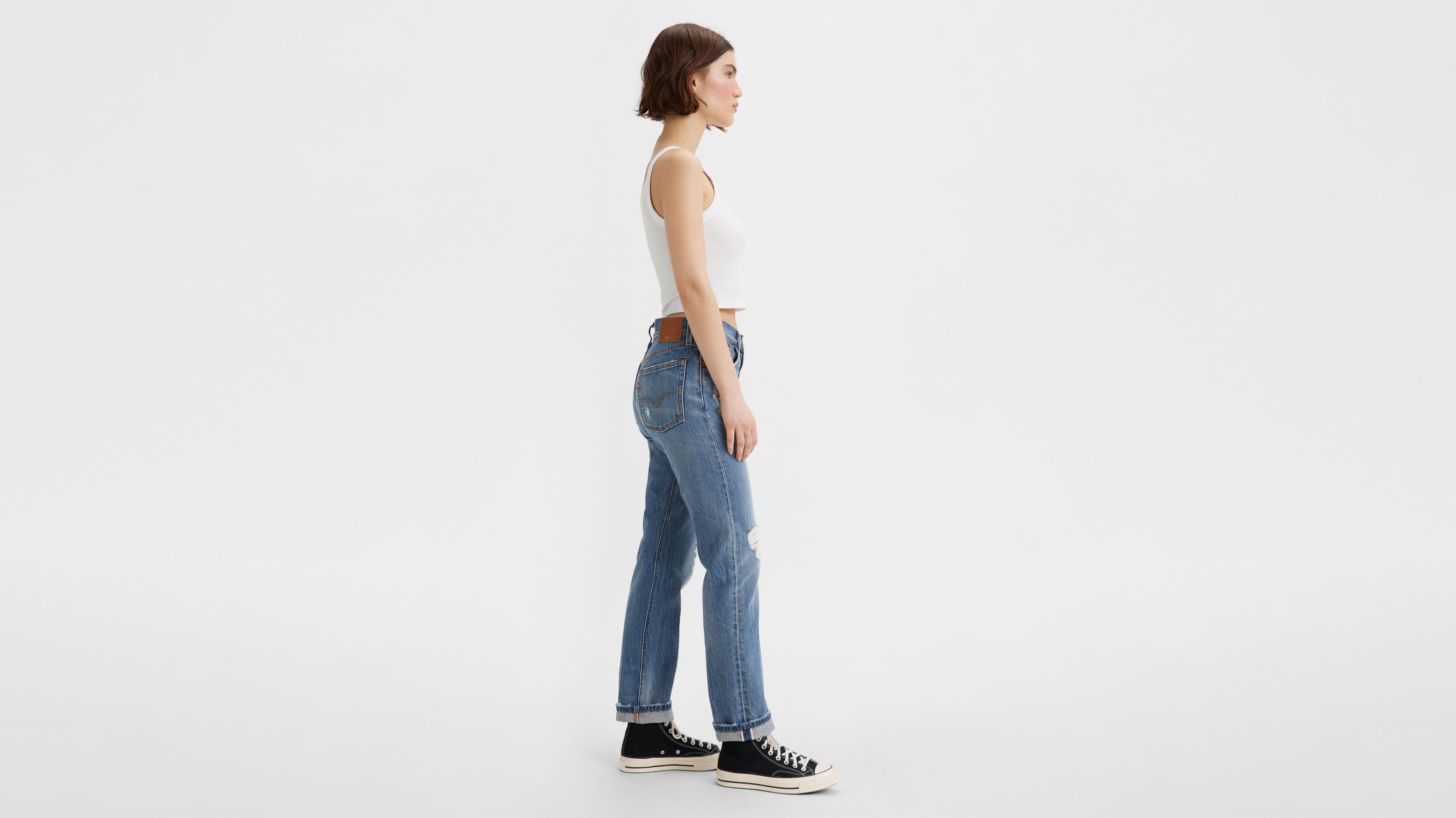 501® Original Fit Selvedge Women's Jeans sold by Levi's product image thumbnail 3