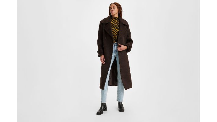 Wooly Trench Coat made by Levi's
