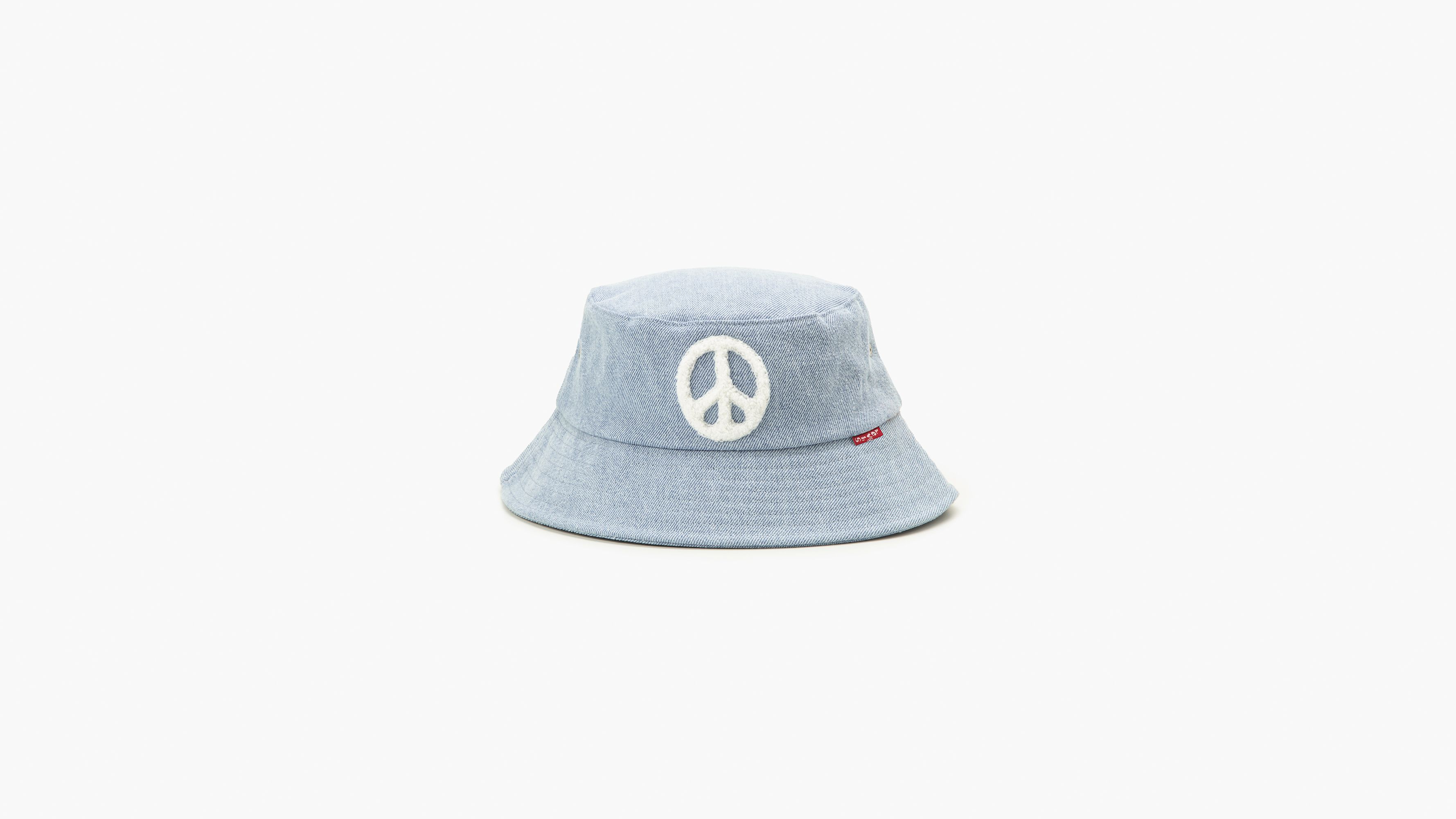 Essential Peace Sign Bucket Hat sold by Levi's