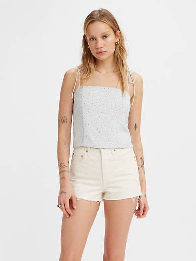 Deliah Smocked Cami sold by Levi's