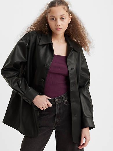Amelie Leather Blazer sold by Levi's