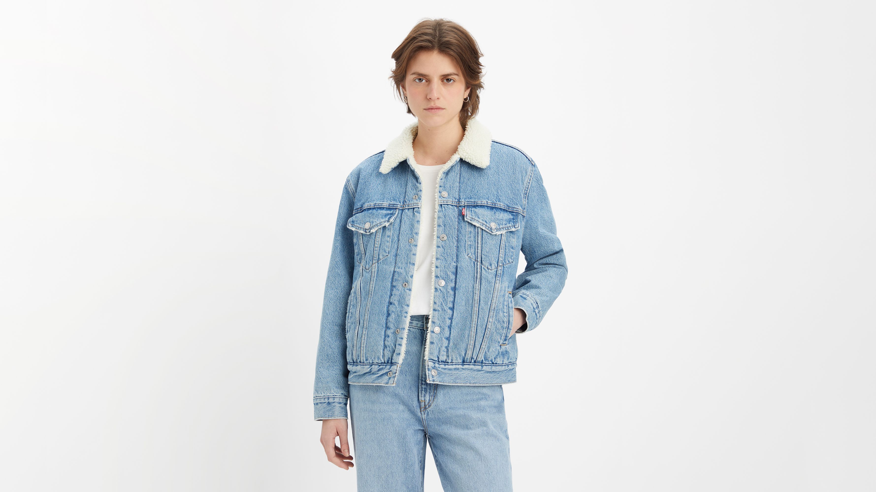 Ex-Boyfriend Sherpa Trucker Jacket sold by Levi's