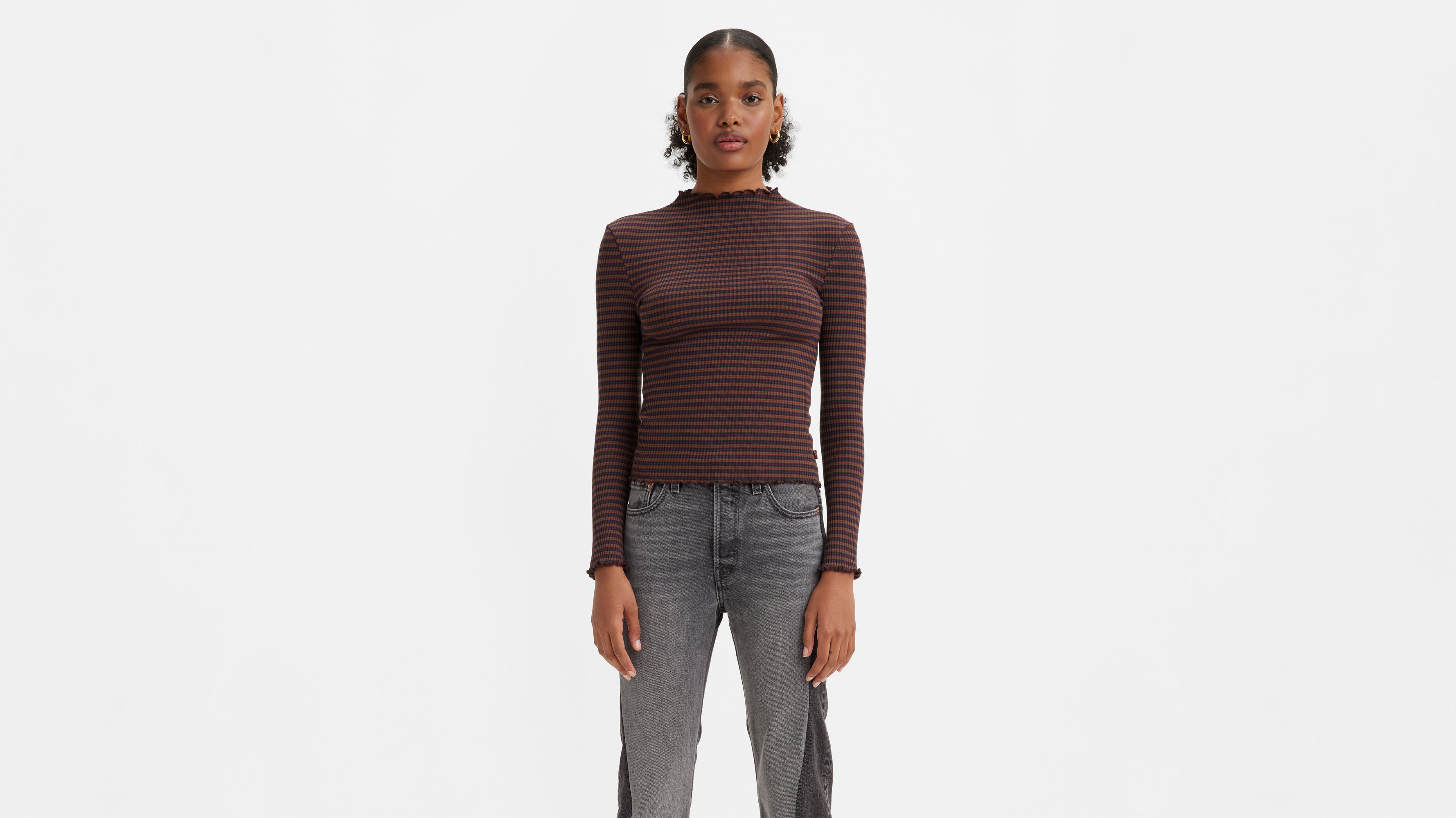 Flora Mockneck Top sold by Levi's product image thumbnail 2