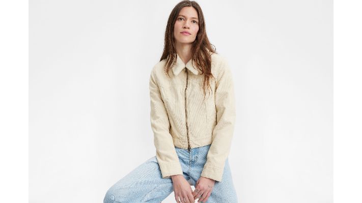 Slim Sherpa Corduroy Trucker Jacket sold by Levi's