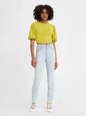 724 High Rise Slim Straight Women's Jeans made by Levi's