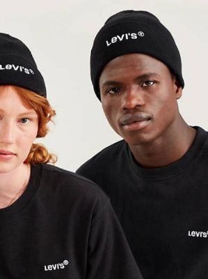 Beanie with Wordmark Logo sold by Levi's