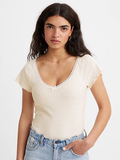 Dry Goods V-Neck T-Shirt sold by Levi's