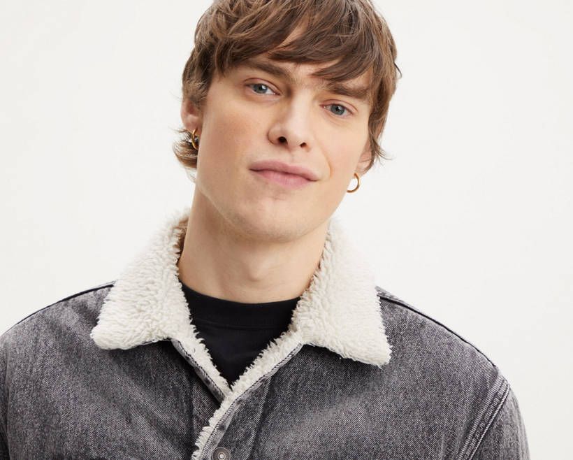 Vintage Relaxed Fit Sherpa Trucker Jacket sold by Levi's product image thumbnail 3