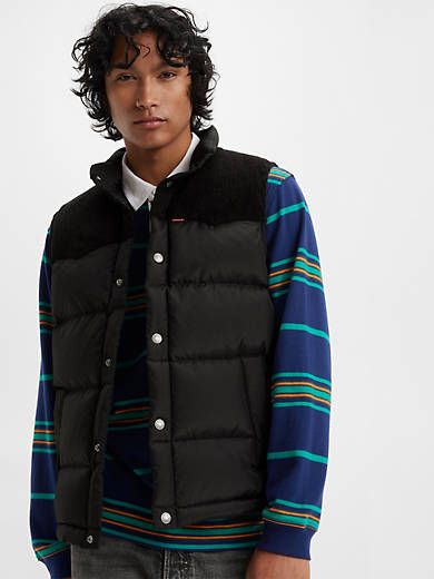 Western Super Puffer Vest sold by Levi's