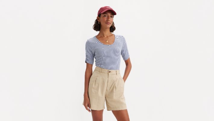 Infinity Short Sleeve Ballet Top sold by Levi's