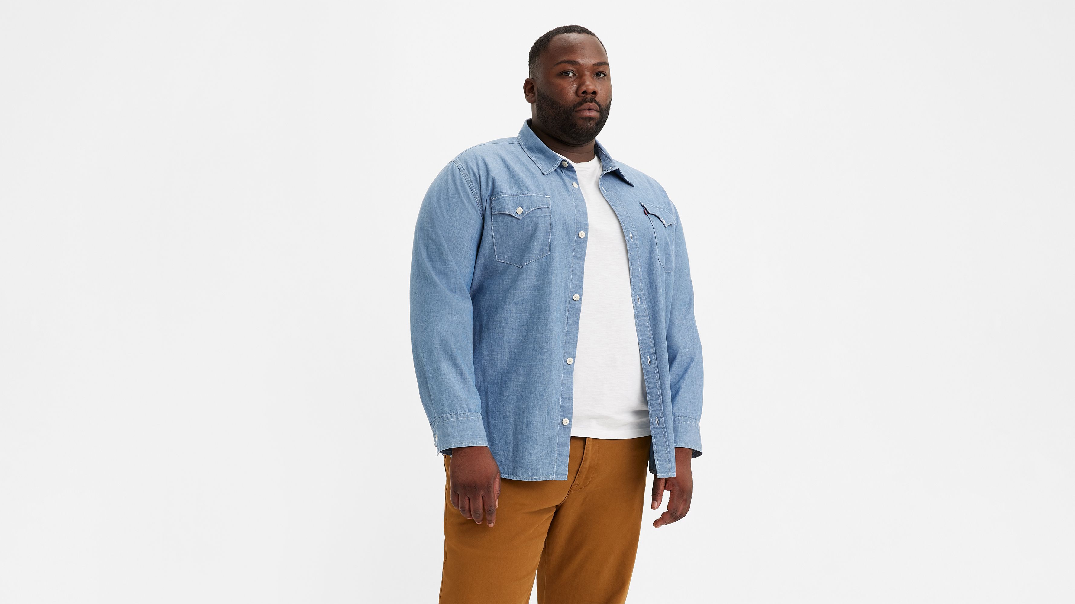Relaxed Fit Western Shirt (Big) sold by Levi's product image thumbnail 4