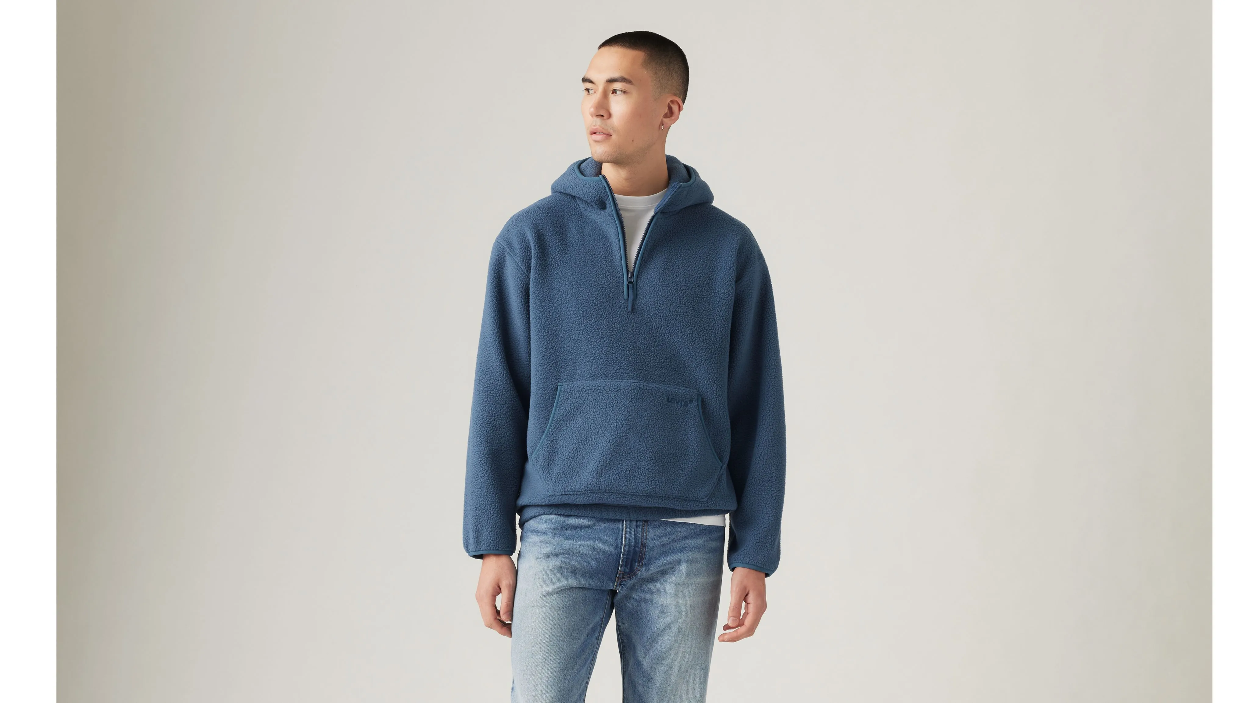 Hooded Sherpa Pullover sold by Levi's product image thumbnail 2