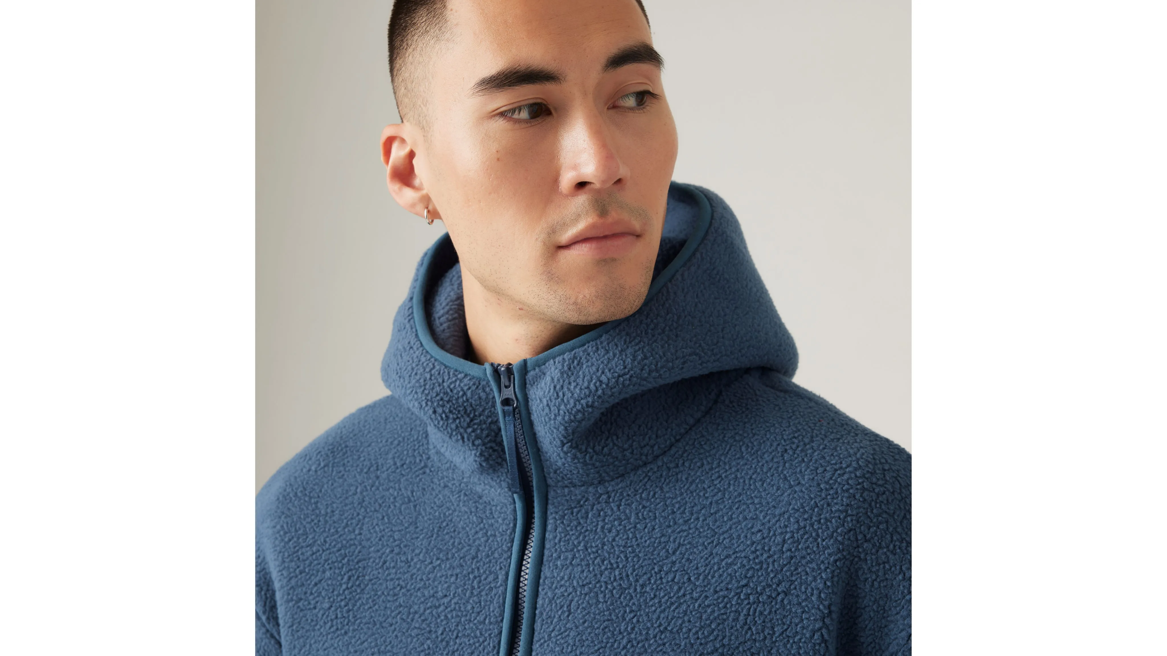 Hooded Sherpa Pullover sold by Levi's product image thumbnail 4