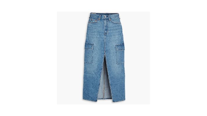 Ankle Column Cargo Skirt sold by Levi's