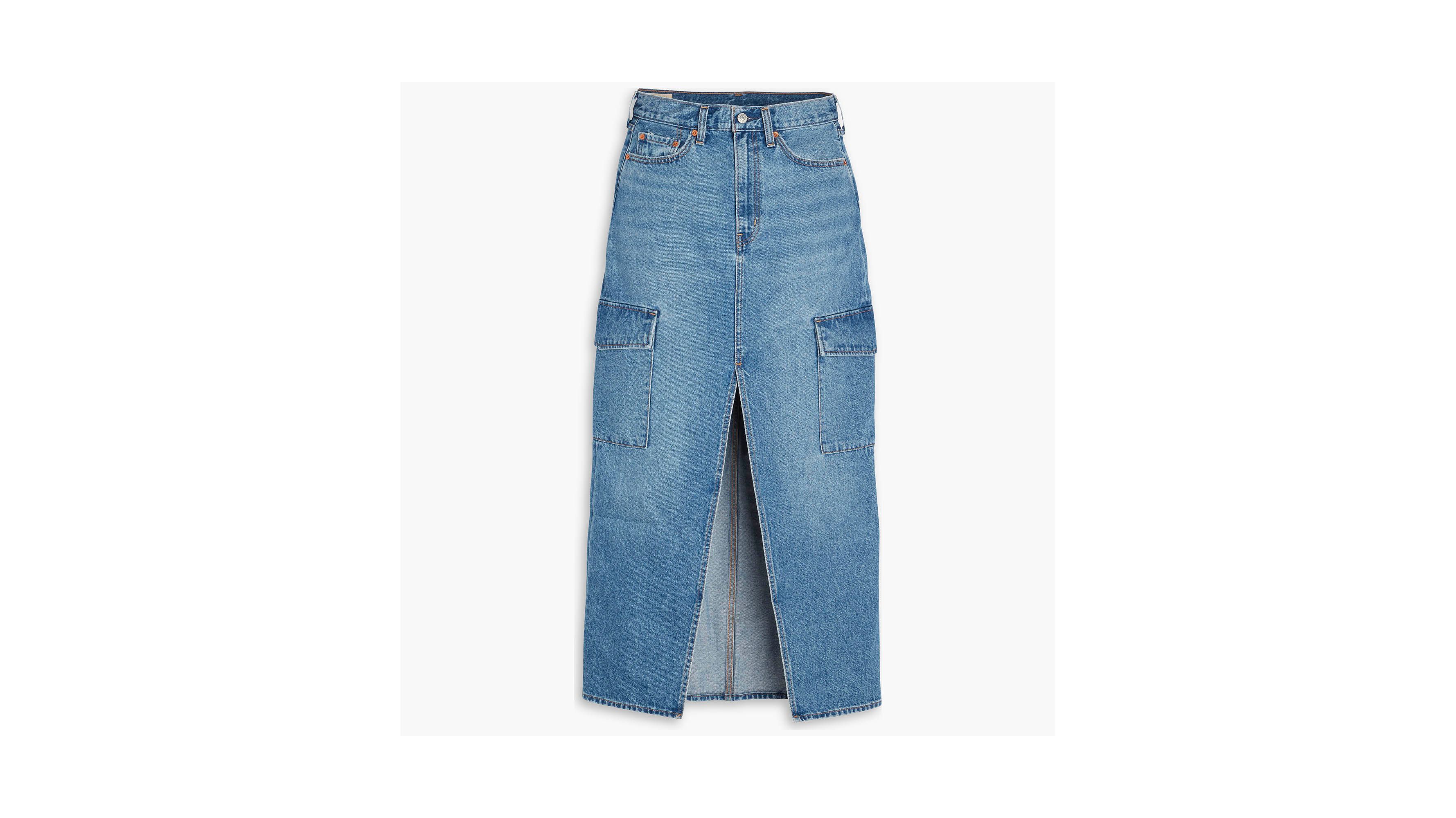 Ankle Column Cargo Skirt sold by Levi's