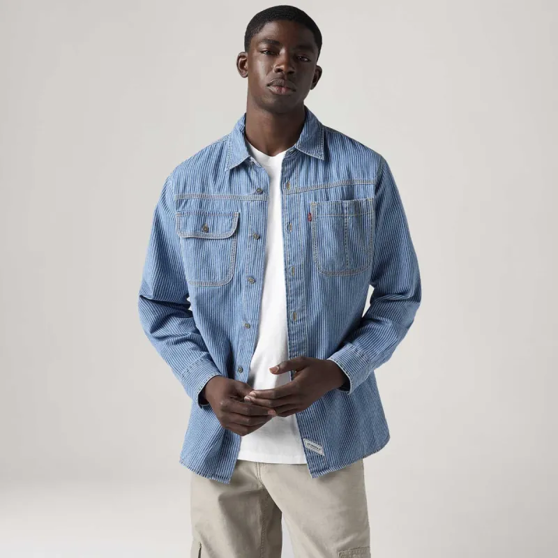 Camisa Levi's® Auburn Worker Lavagem Média Manga Longa sold by Levi's