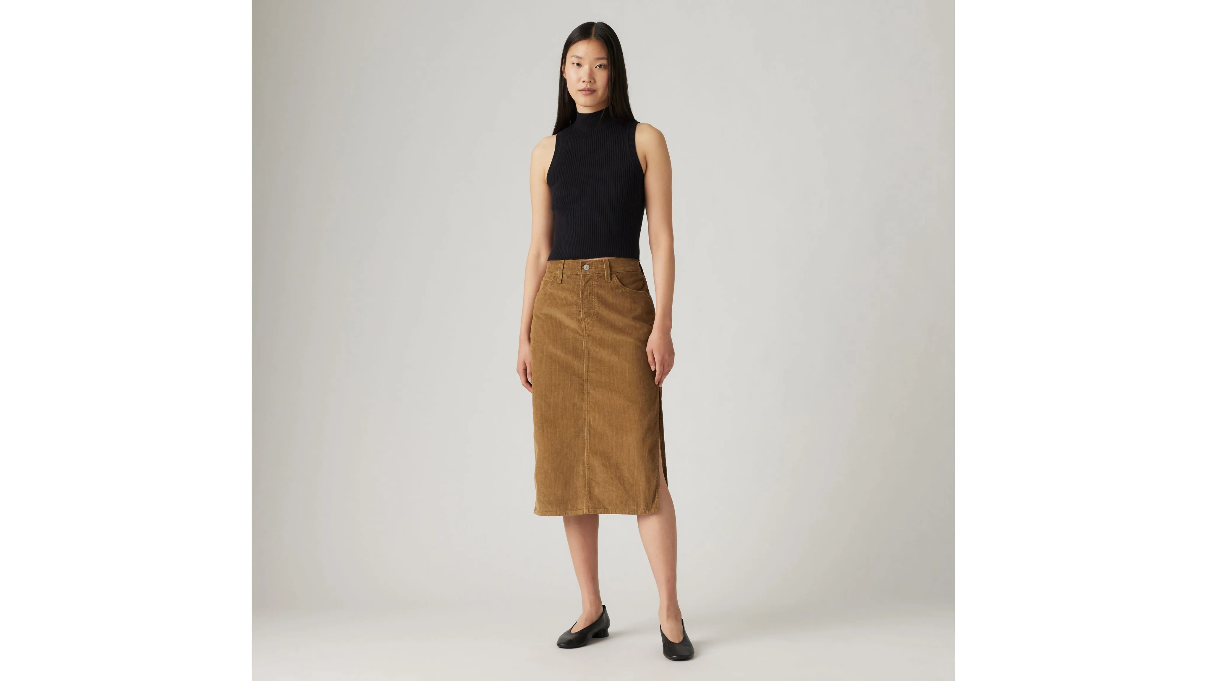 Side Slit Skirt sold by Levi's