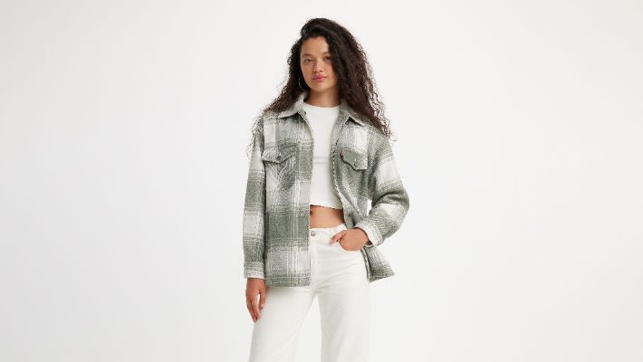 Plaid Shirt Jacket sold by Levi's